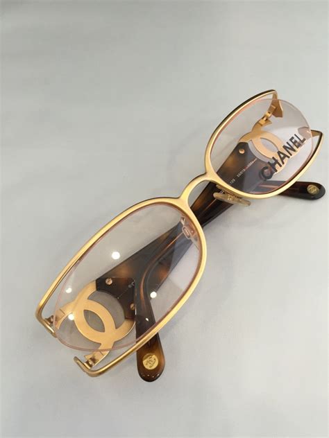 vintahe chanel wide temple glasses|Vintage Chanel Eyeglasses for sale .